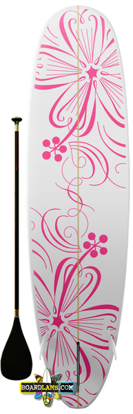  Amuseable Sports Surfboard 海 花柄 0009-PinkHibiscus-Size4-