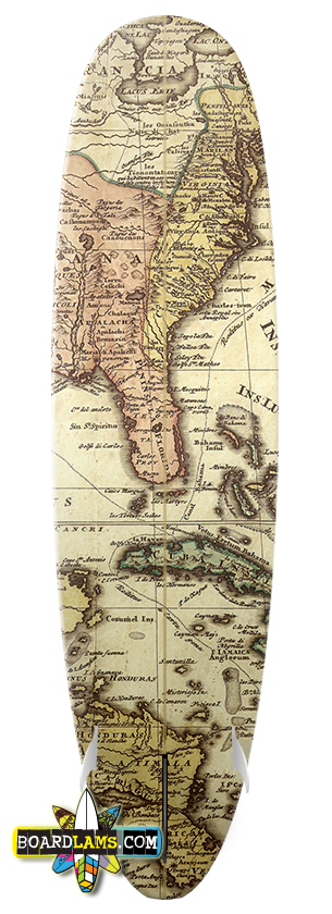 Carte historique des Caraïbes